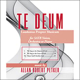 Te Deum: Laudamus Propter Musicam SATB Choral Score cover